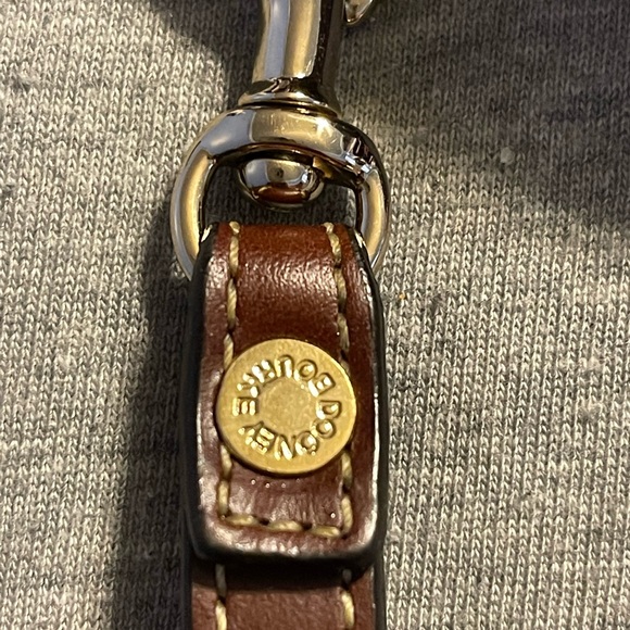 Dooney & Bourke DB Heart Canvas/Leather Wristlet - Picture 7 of 8